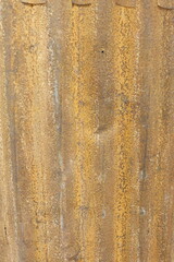 Zinc on the surface is degraded over time, as well as the life of a person that has to degrade over time as well.