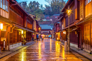 Higashi Chaya District in Kanazawa Japan