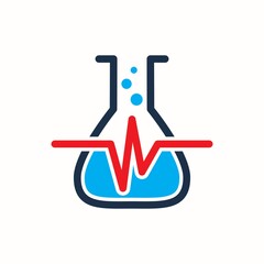 Medical Labs Logo Design Element