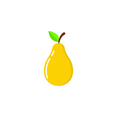 pear clipart design template vector