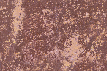 Old worn metal surface with paint. Rusty metal texture. Background. Metal. Wall. Seamless texture