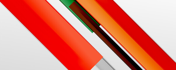 Multicolored lines background. Design template for business or technology presentations, internet posters or web brochure covers