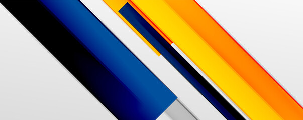 Multicolored lines background. Design template for business or technology presentations, internet posters or web brochure covers