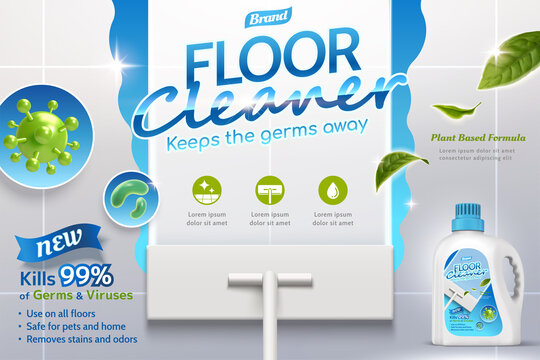 Disinfectant Floor Cleaner Ad