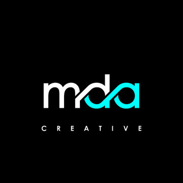 MDA Letter Initial Logo Design Template Vector Illustration