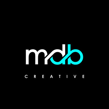 MDB Letter Initial Logo Design Template Vector Illustration