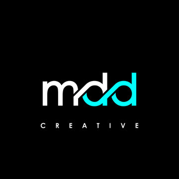 MDD Letter Initial Logo Design Template Vector Illustration