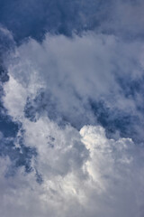 Obraz premium Storm clouds at sunset over Rincon California