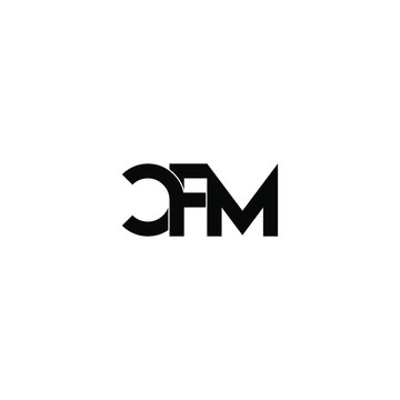 cfm letter original monogram logo design