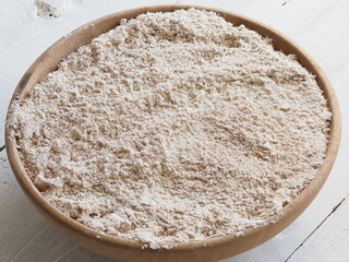 dried wheat germ for grinding flour