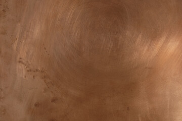 Copper plate, non-ferrous metal sheet as background.