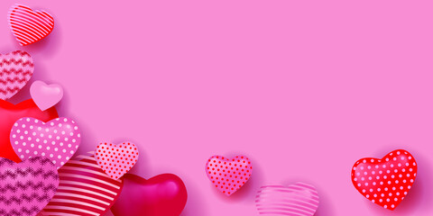 pink valentine background