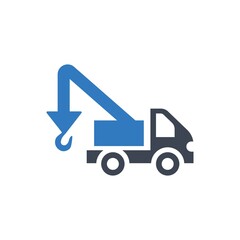 Car tow icon