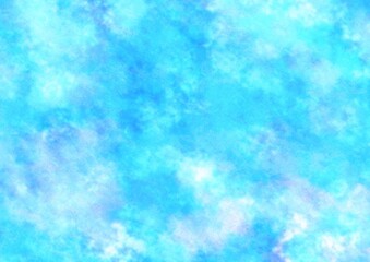 水色の水彩風抽象背景