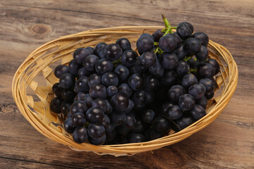 Fresh ripe sweet red grape