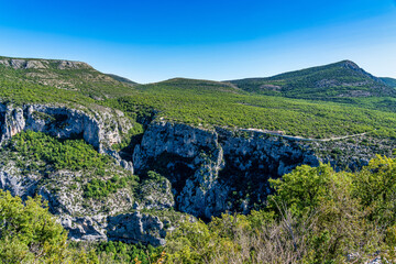 Verdon Gorge, Gorges du Verdon in French Alps, Provence, France