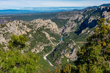 Verdon Gorge, Gorges du Verdon in French Alps, Provence, France