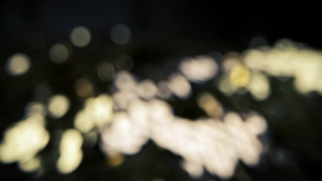 macro close-up of rollover on sequins and bokeh