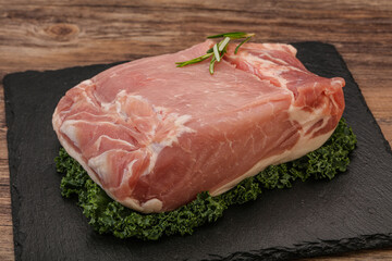 Pork meat piece for cooking