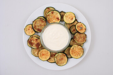 grilled zucchini slices
