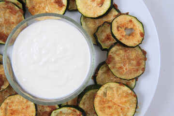 grilled zucchini slices