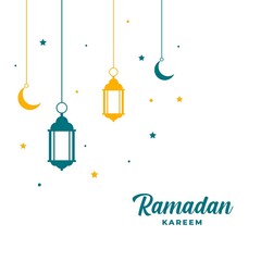 Islamic background of Ramadan kareem. Vector illustration.