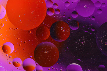 Space, planets, Universe space abstract background. Abstract model of the atom of a molecule. Macro...