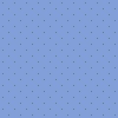 Seamless pattern - small dark blue dots on a Soft Cornflower Blue background. Pastel graphic texture for design. Vector illustration, EPS.