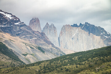 Obraz premium torres del paine national park, patagonia, chile, 