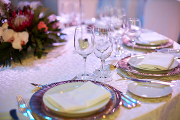 christmas table setting