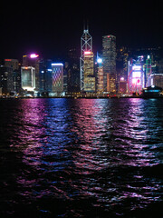 Hong Kong Victoria Harbour night view