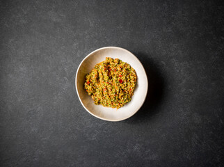 broccoli salad in a bowl