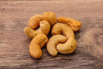 Natural organic Cashew nut heap