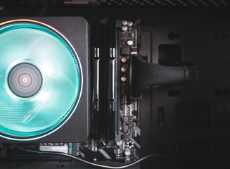 inside sight of a computer components