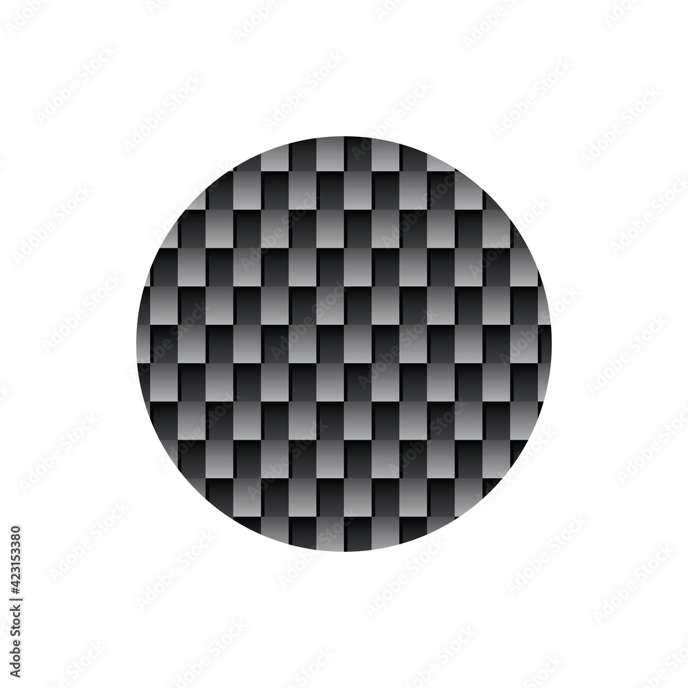 Wall mural abstract sphere element with black pattern. global connection isolated on white background
