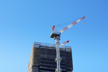 マンション・ビルの建設現場