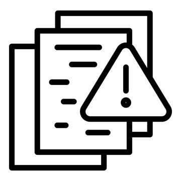 Cipher files icon. Outline cipher files vector icon for web design isolated on white background