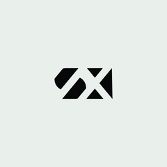 Modern black SX logo with 2 letters