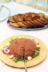 steak tartare meat