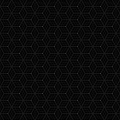 Dark Cube Abstract Square Background. Cube Pattern. Vector illustration