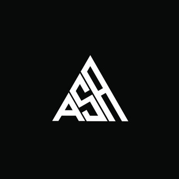 A S A letter logo creative design on black color background. ASA icon