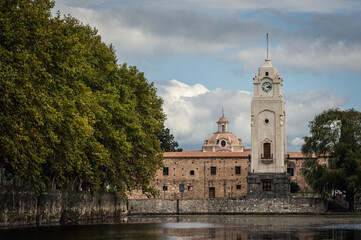 old clock tower built in 1938 located in the center of Alta Gracia houses the local tourist office....