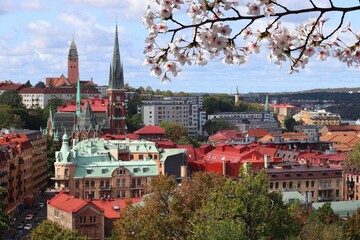 Spring in Gothenburg city, Sweden