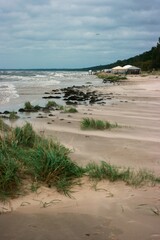 sandy beach in the country