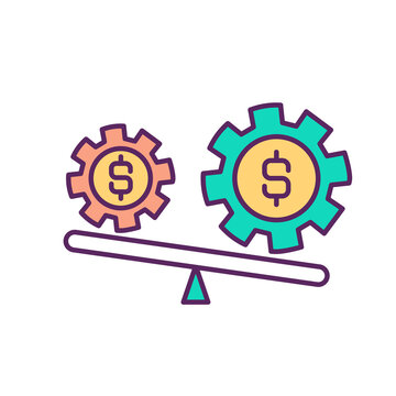 gears balance money concept clip art preview