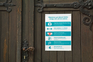 informationen  wegen corona-krise