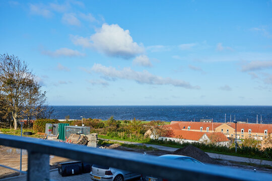 view of the ocean from a balcony