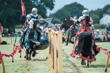English Knights Jousting Tournament