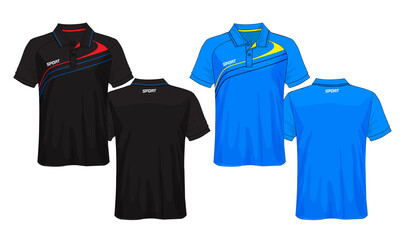 T-shirt polo design, Sport jersey template.	