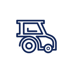 shipping delivery truck. Thin line wagon delivery icon. Vector illustration isolated on a white background. Simple outline pictogram of delivery.